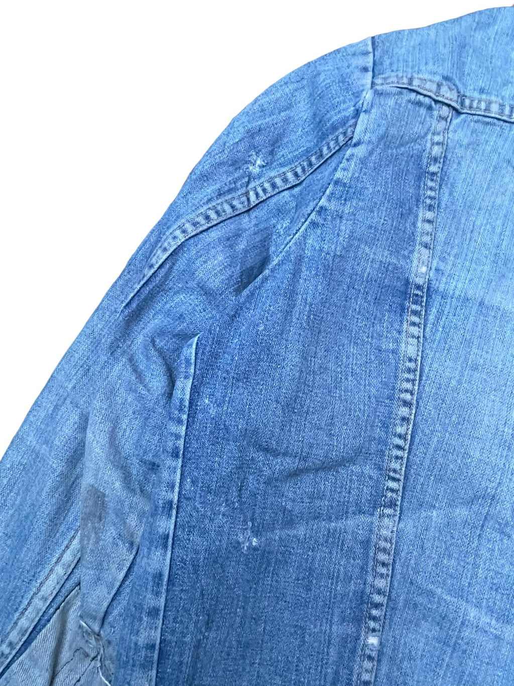 Vintage 70’s Wrangler Distresed Denim Jacket