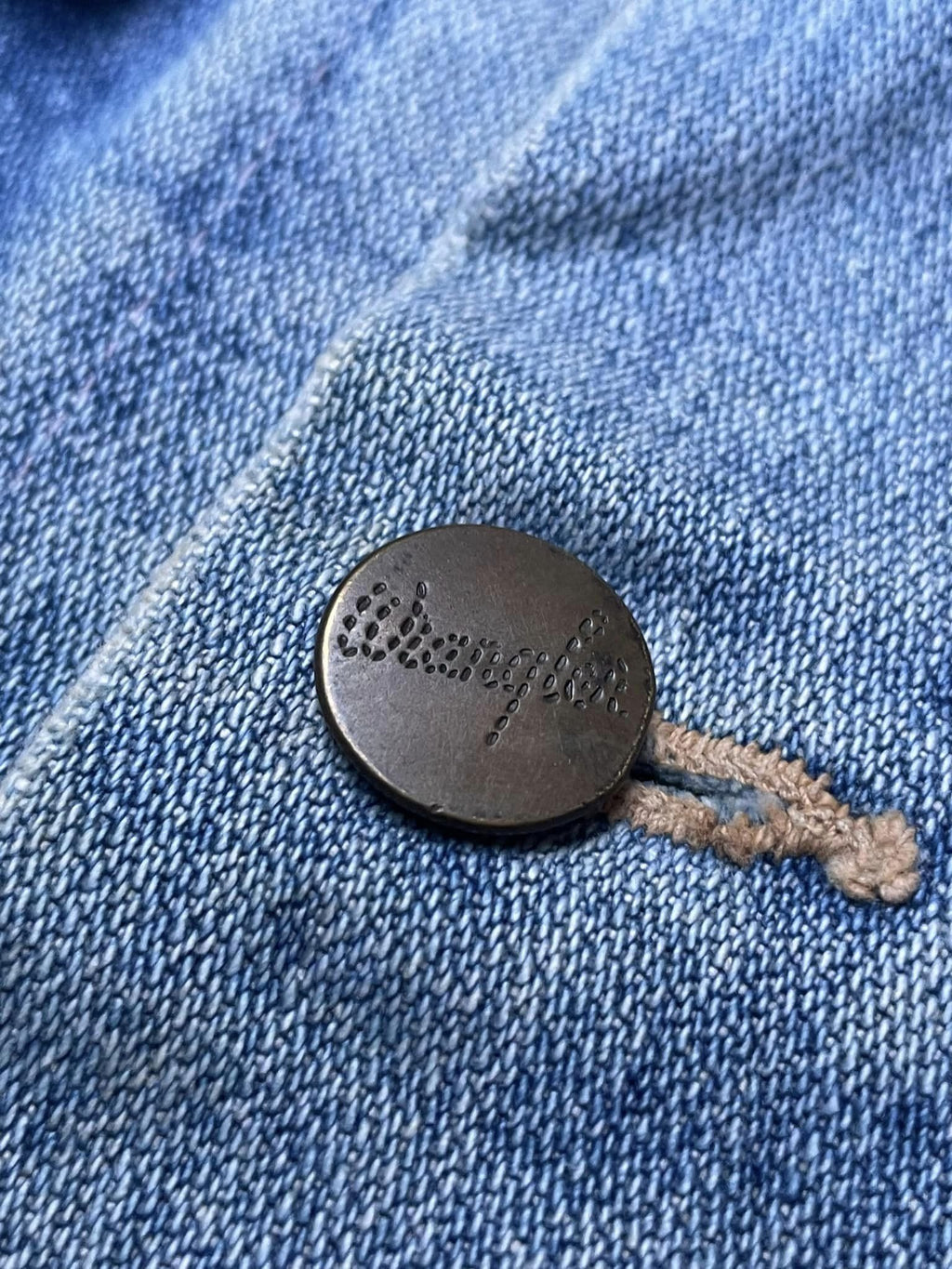 Vintage 70’s Wrangler Distresed Denim Jacket