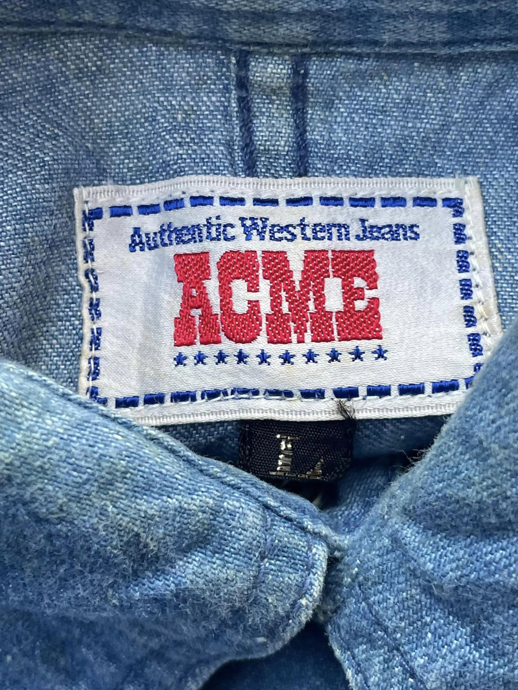 Vintage Acme Western Denim Shirt