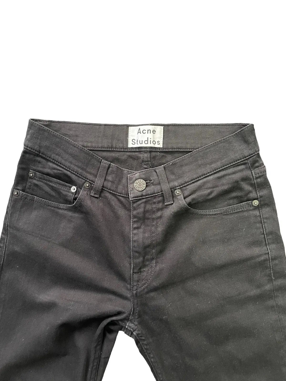 Acne Studio Slim Fit Black Denim