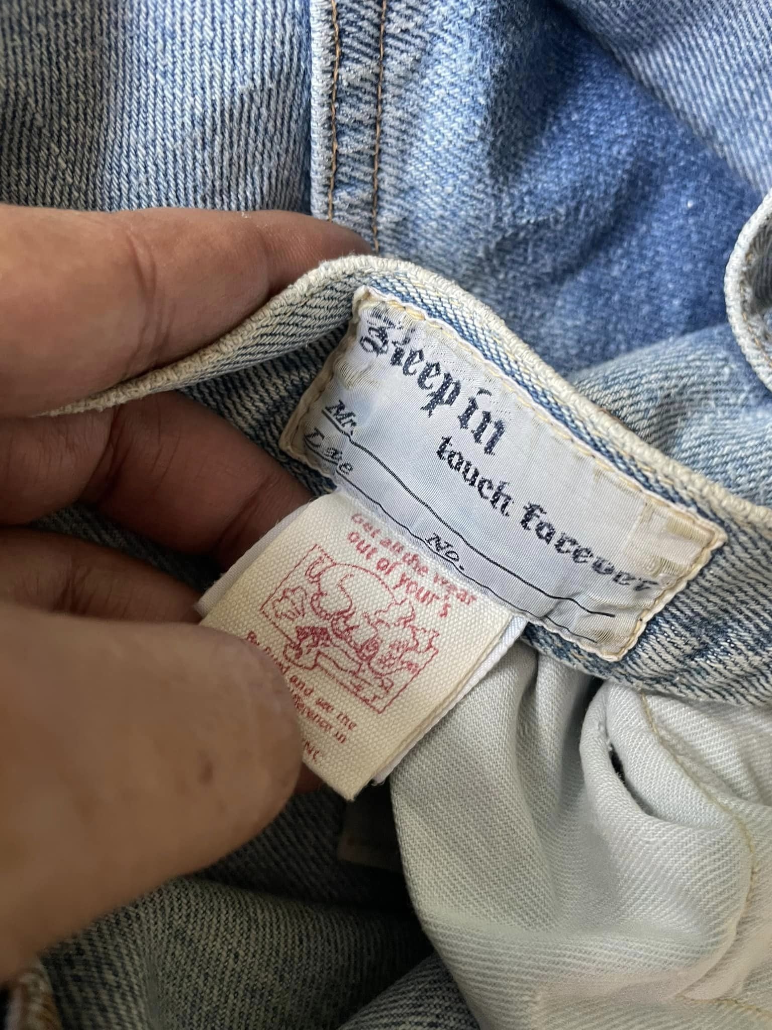 Vintage Fighting Elephant Faded Selvedge Denim