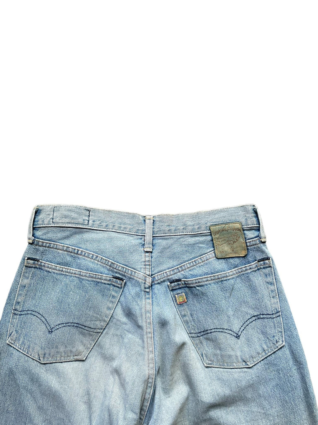 Vintage Fighting Elephant Faded Selvedge Denim