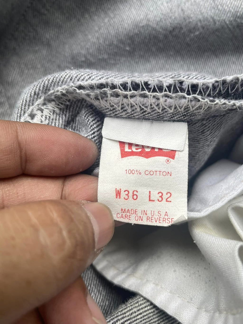 Vintage Levi’s 501 e 1992 Usa Stone Wash Aging