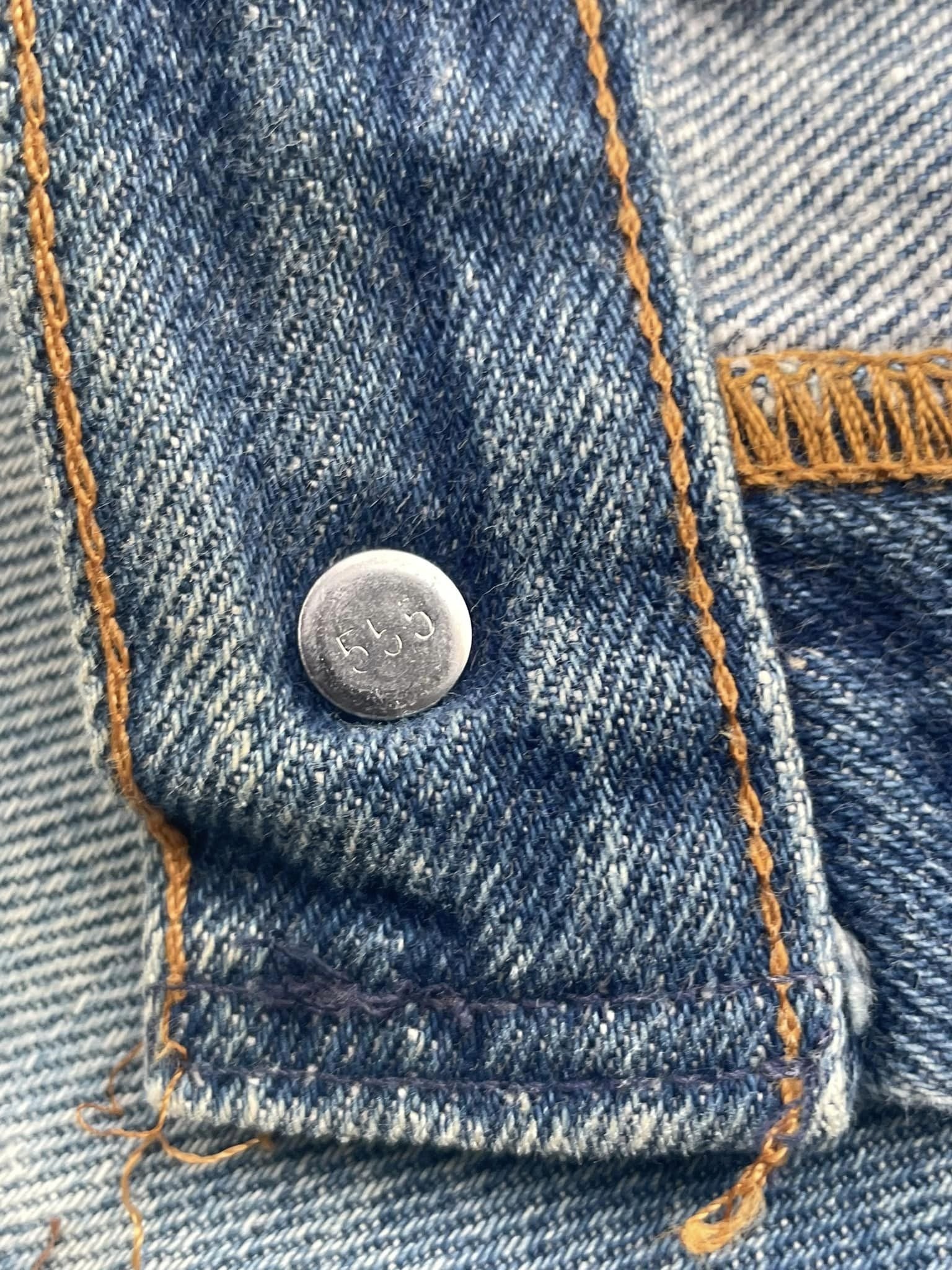 Vintage 1994 Levis 501 e Faded Denim