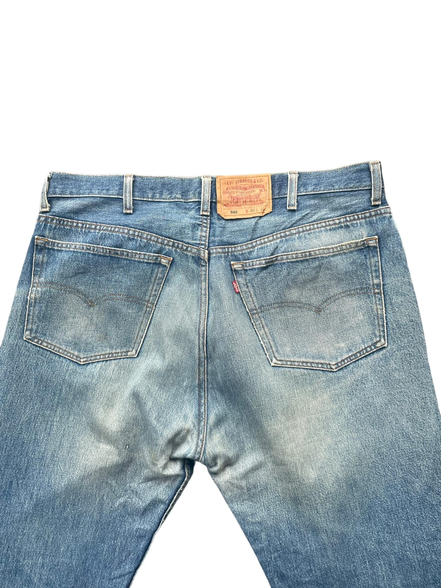 Vintage 1994 Levis 501 e Faded Denim