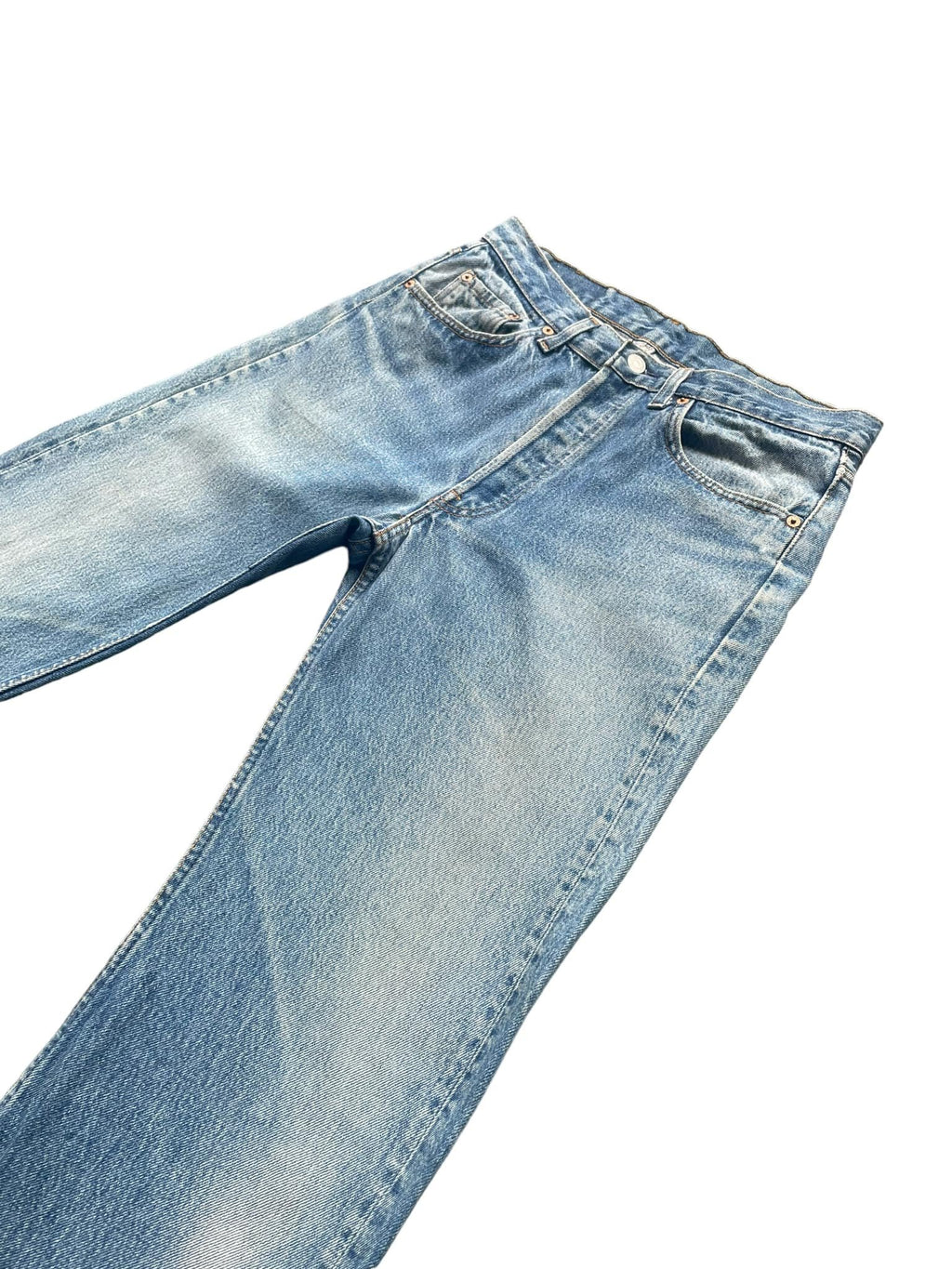 Vintage 1991 Levis 501 e Stone Wash Faded Denim