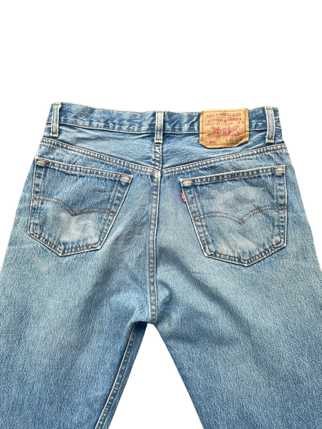 Vintage 1991 Levis 501 e Stone Wash Faded Denim