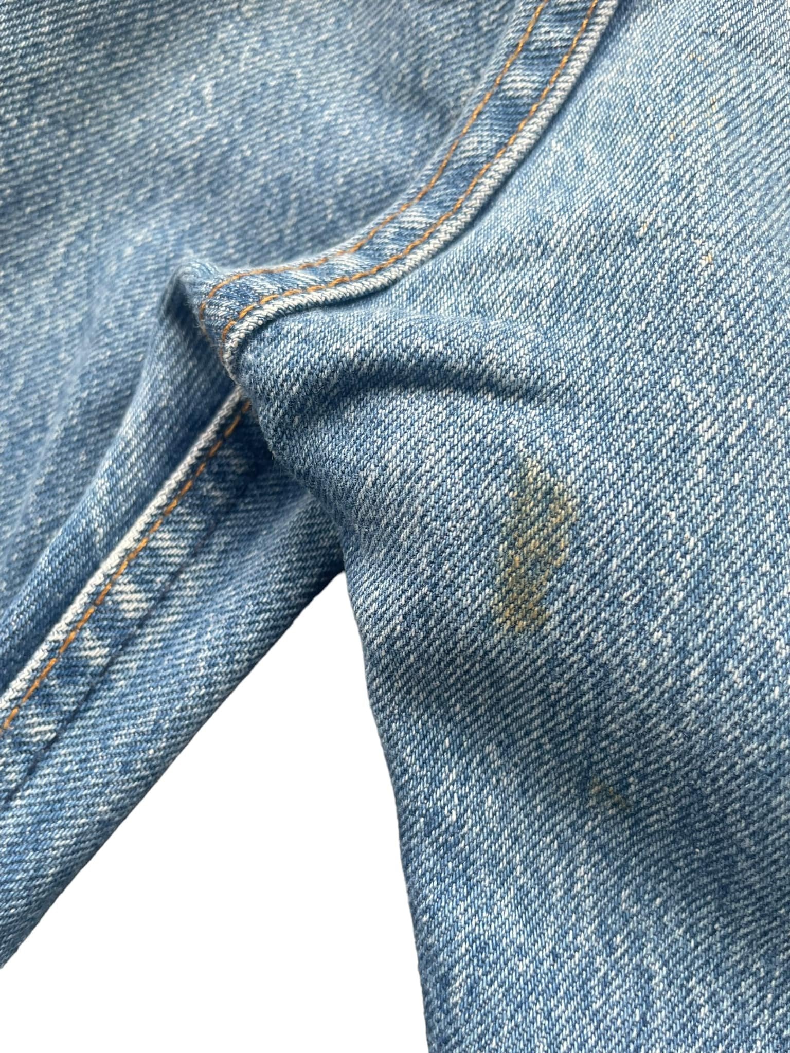 Vintage 1991 Levis 501 e Stone Wash Faded Denim