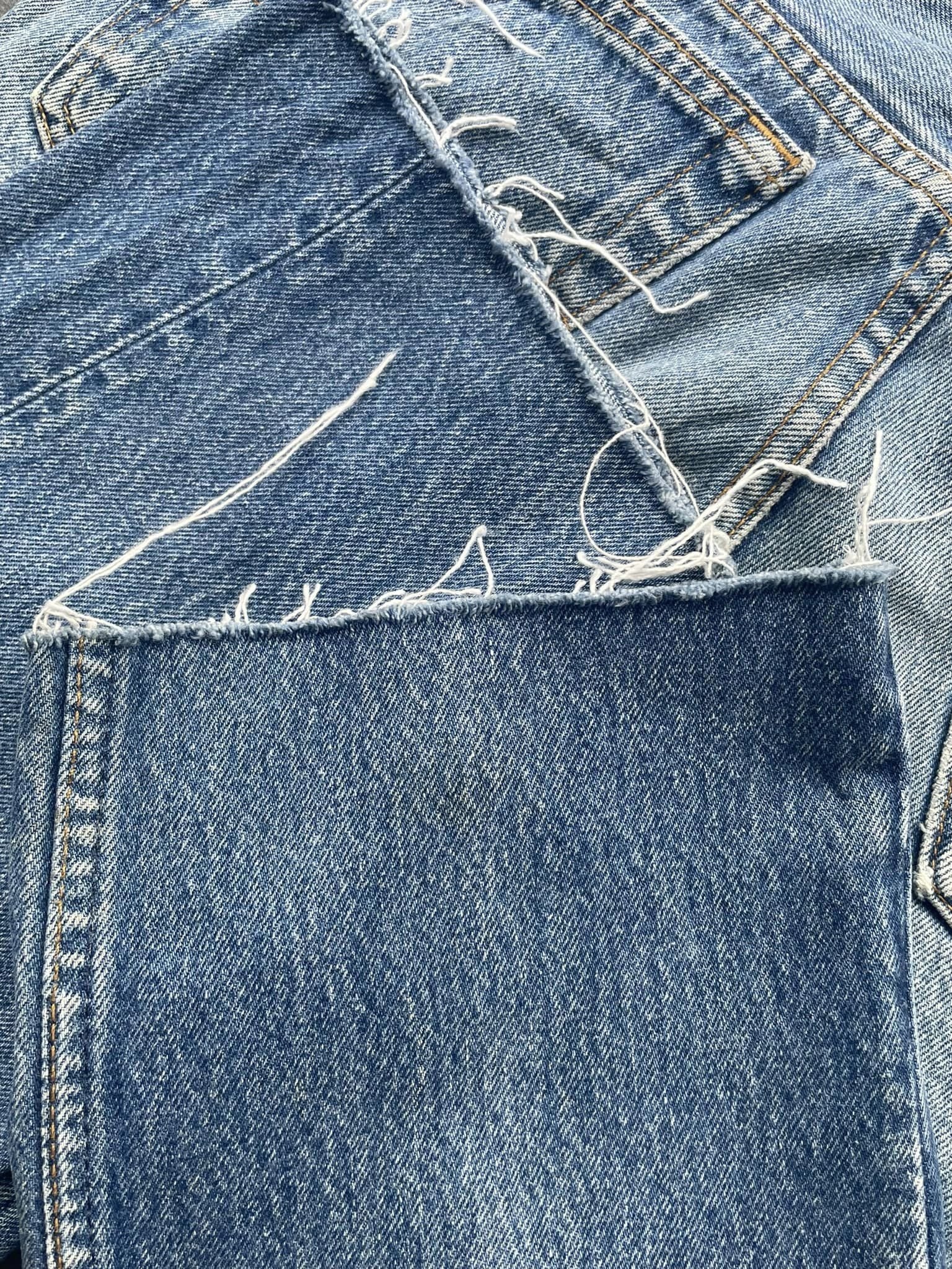 Vintage 1991 Levis 501 e Stone Wash Faded Denim