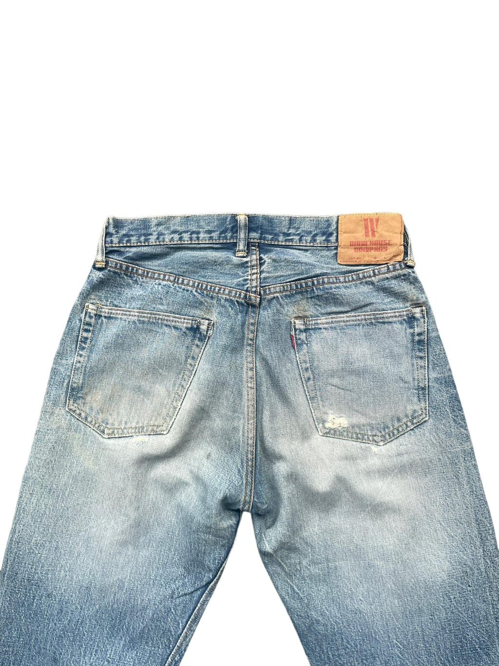 Vintage Warehouse Company Selvedge Faded Distresed Denim