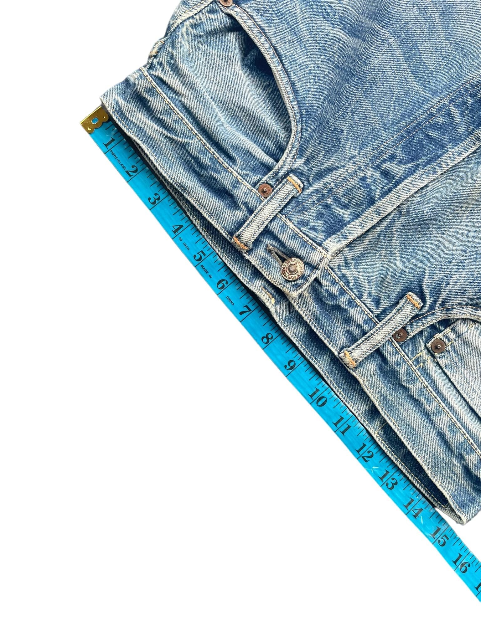 Vintage Warehouse Company Selvedge Faded Distresed Denim