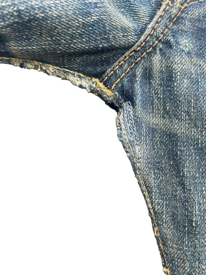 Vintage Orslow Selvedge Distresed Denim