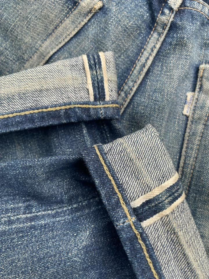 Vintage Orslow Selvedge Distresed Denim
