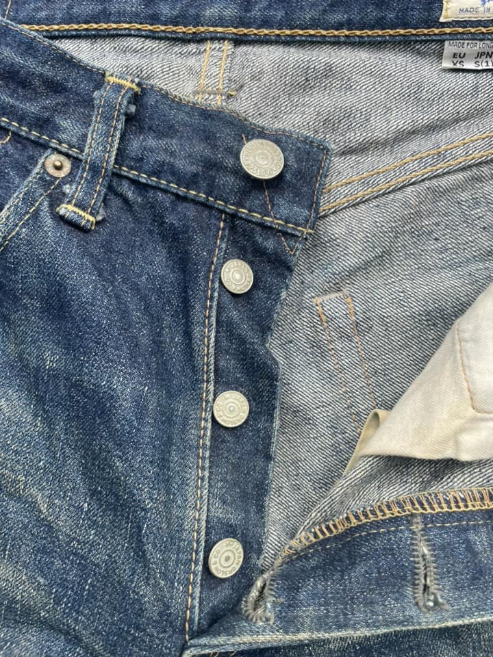 Vintage Orslow Selvedge Distresed Denim