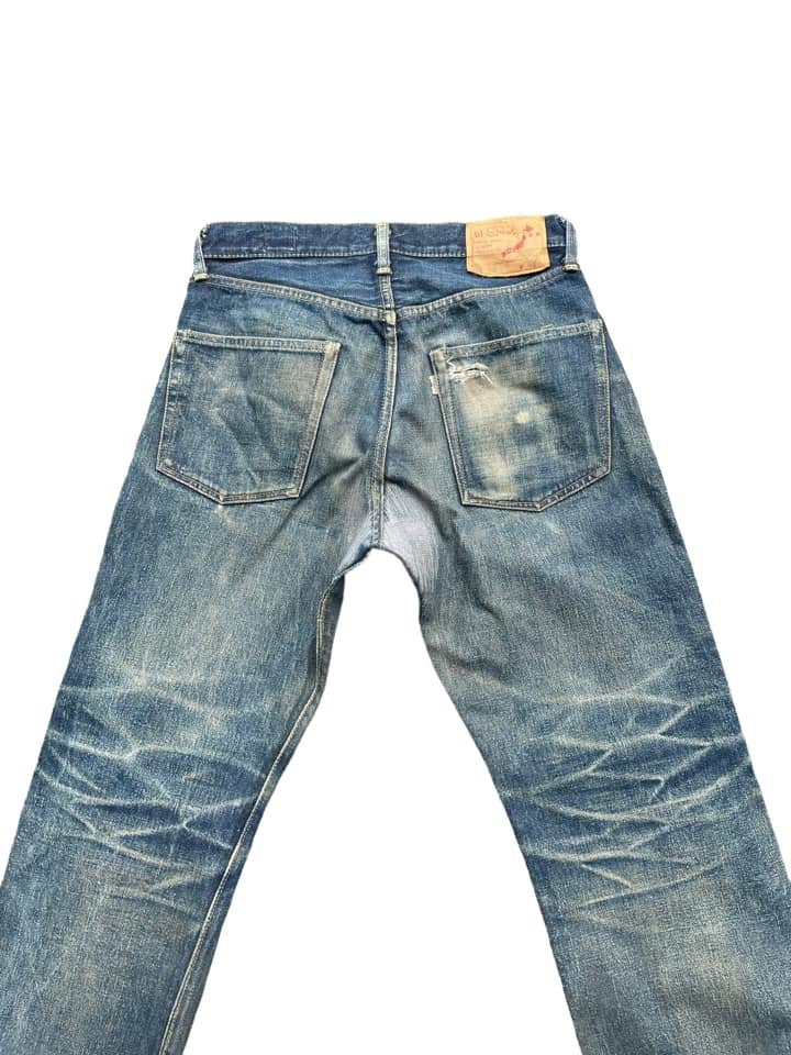 Vintage Orslow Selvedge Distresed Denim