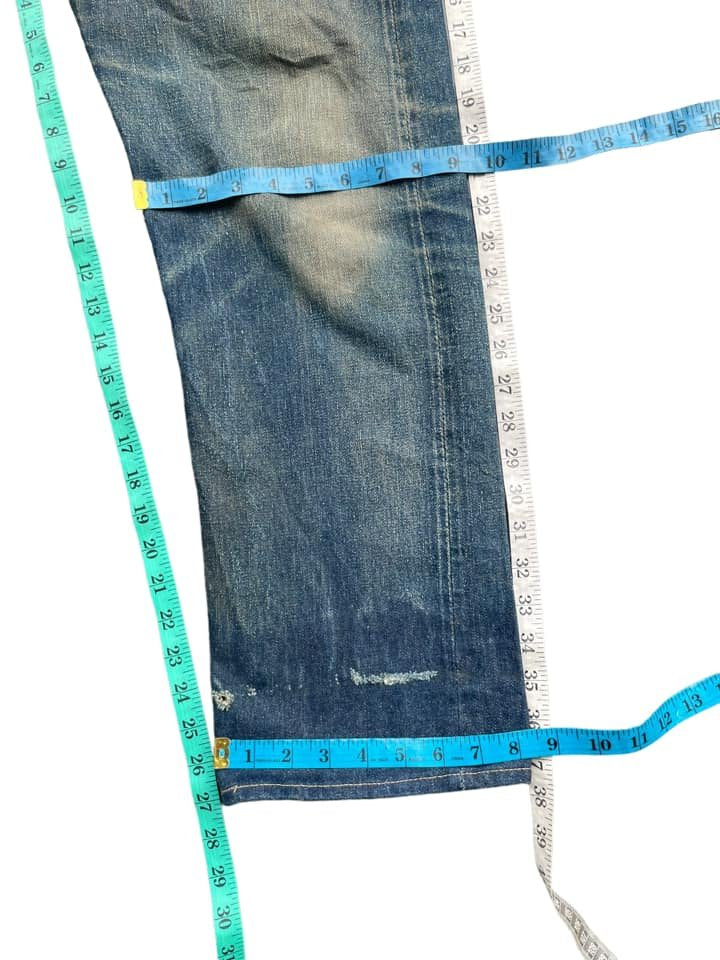 Vintage Orslow Selvedge Distresed Denim