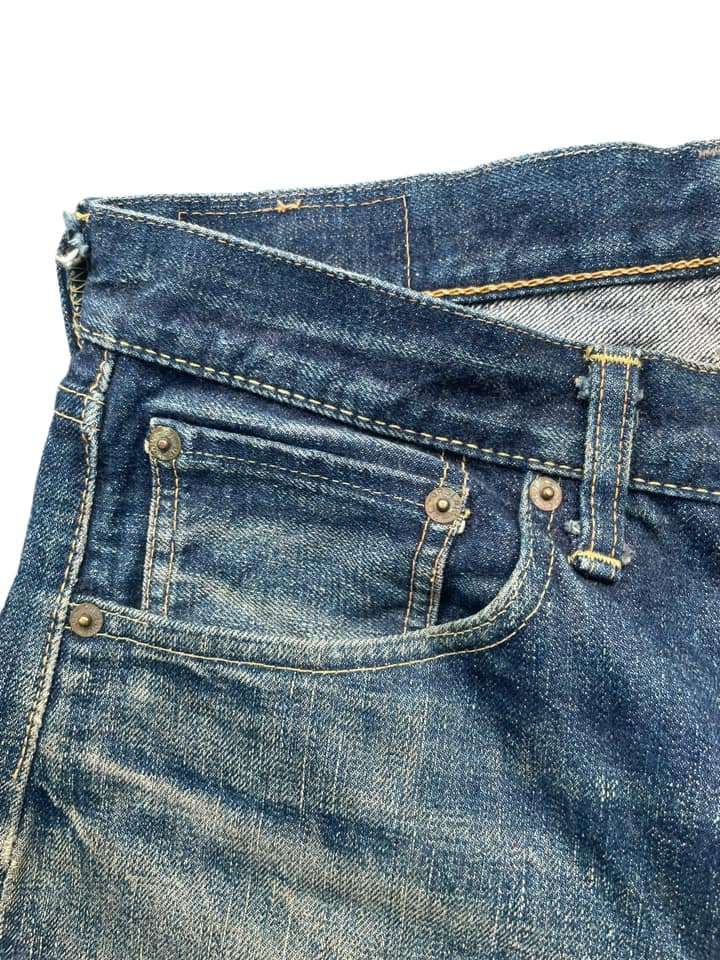 Vintage Orslow Selvedge Distresed Denim