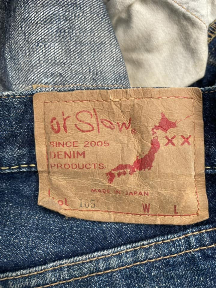 Vintage Orslow Selvedge Distresed Denim