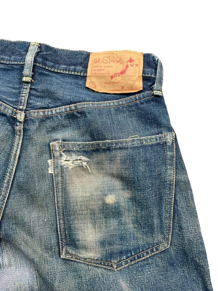 Vintage Orslow Selvedge Distresed Denim