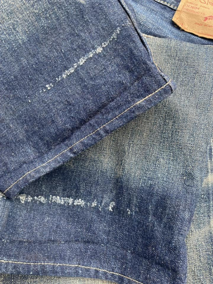 Vintage Orslow Selvedge Distresed Denim