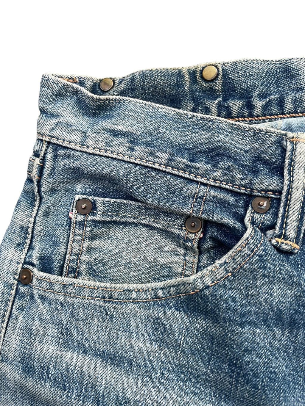 Momotaro Japan Blue Faded Selvedge Denim