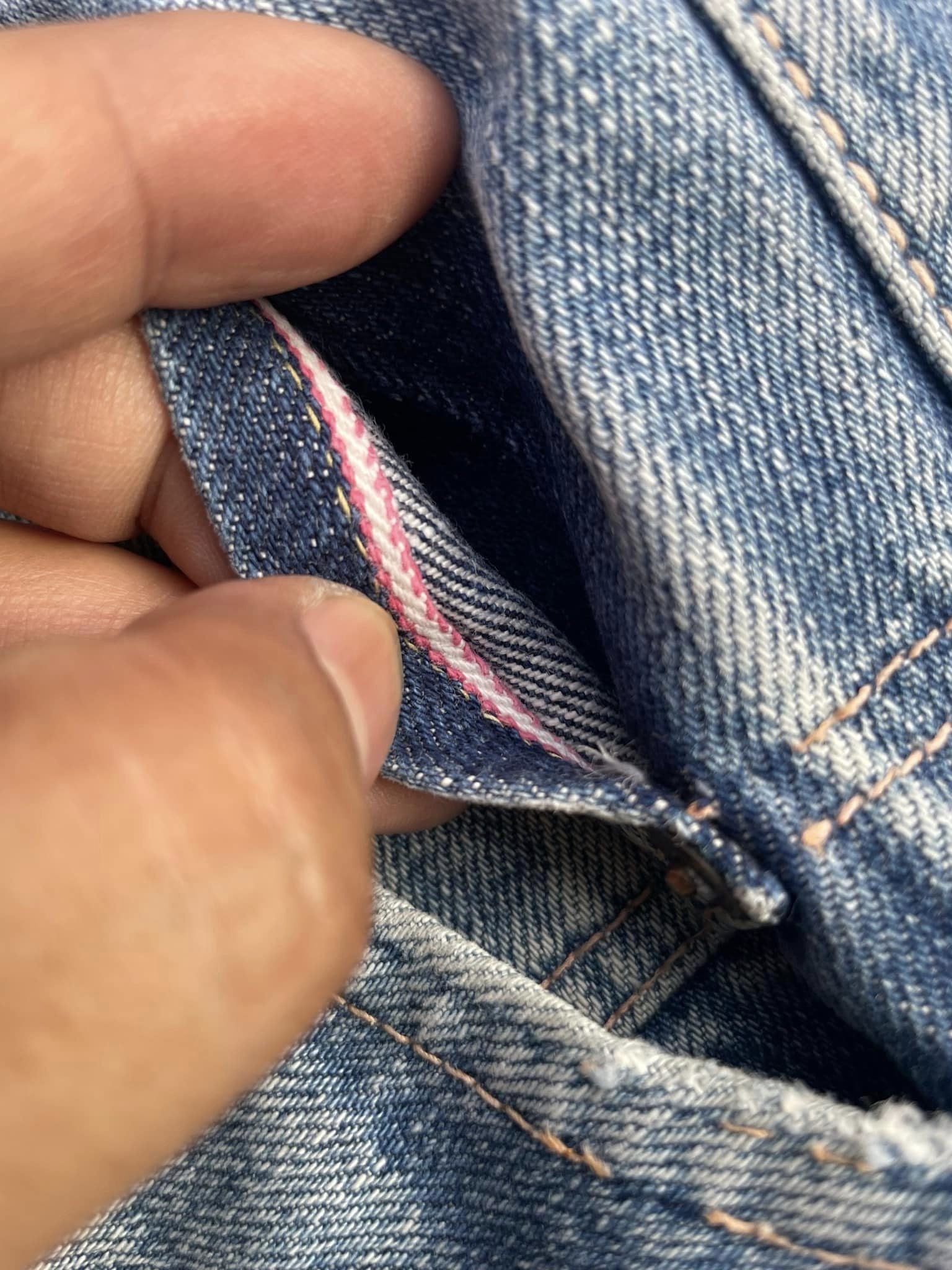 Momotaro Japan Blue Faded Selvedge Denim