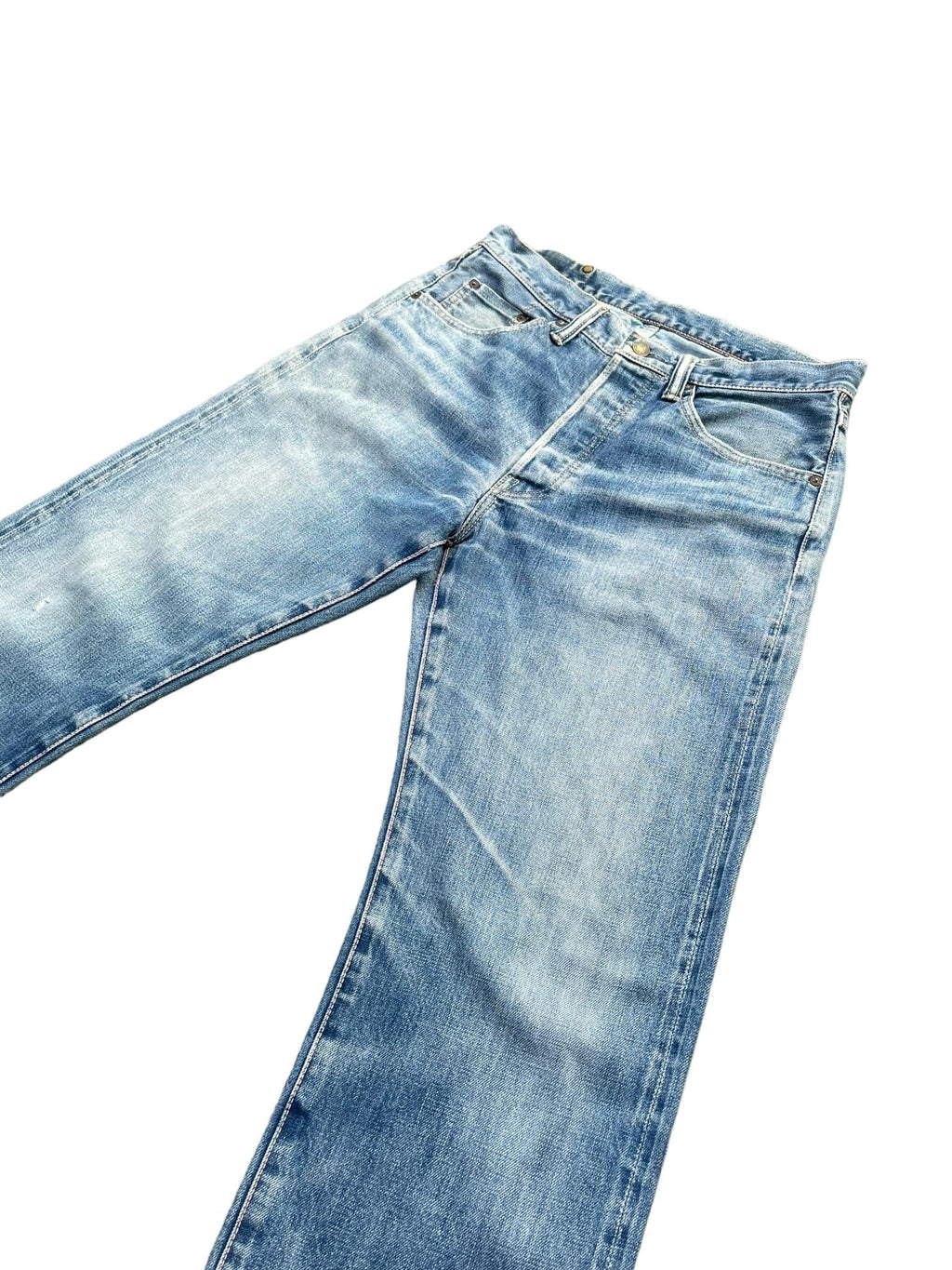 Momotaro Japan Blue Faded Selvedge Denim