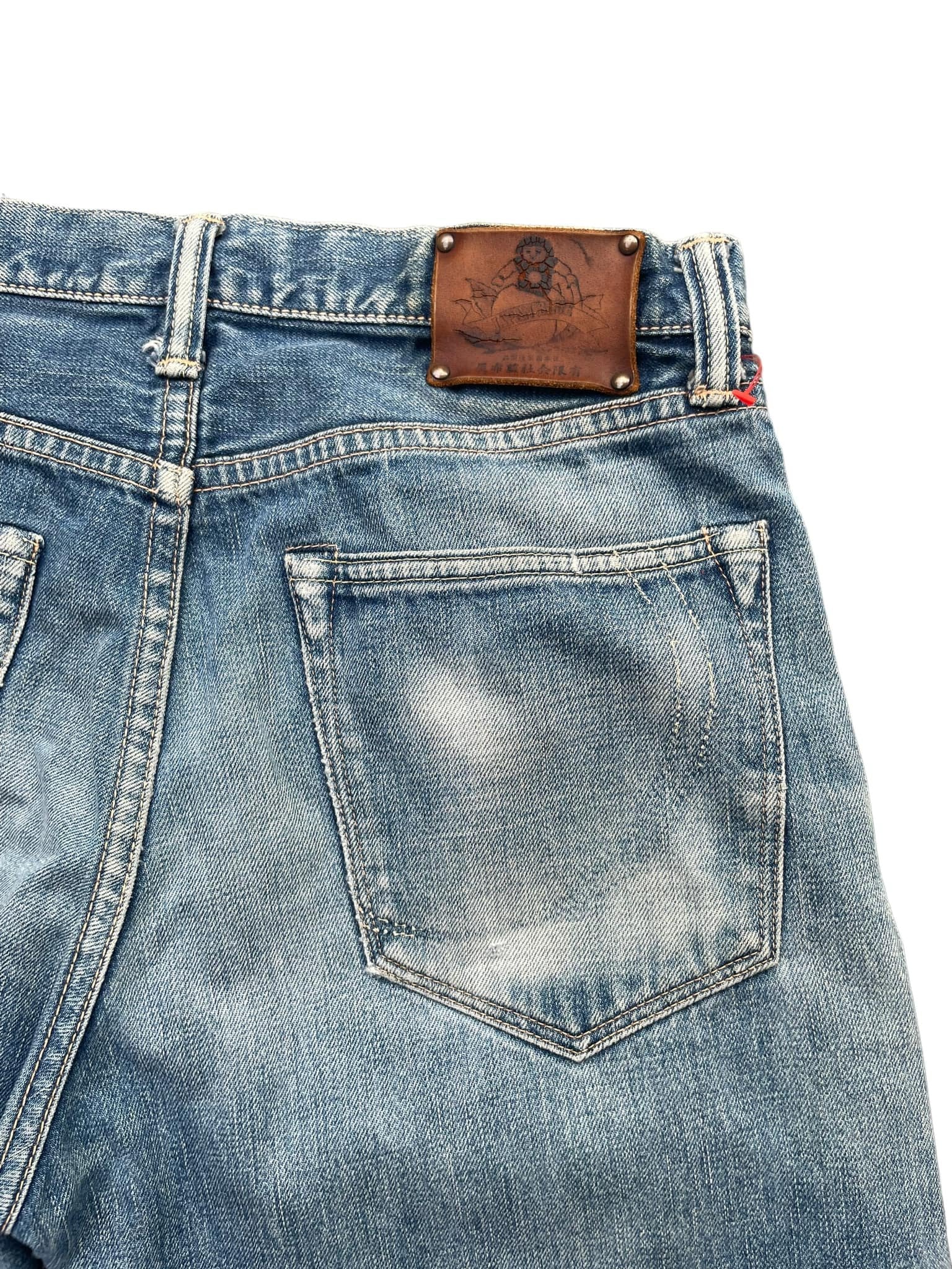 Momotaro Japan Blue Faded Selvedge Denim