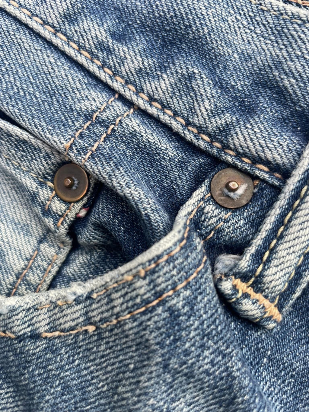 Momotaro Japan Blue Faded Selvedge Denim