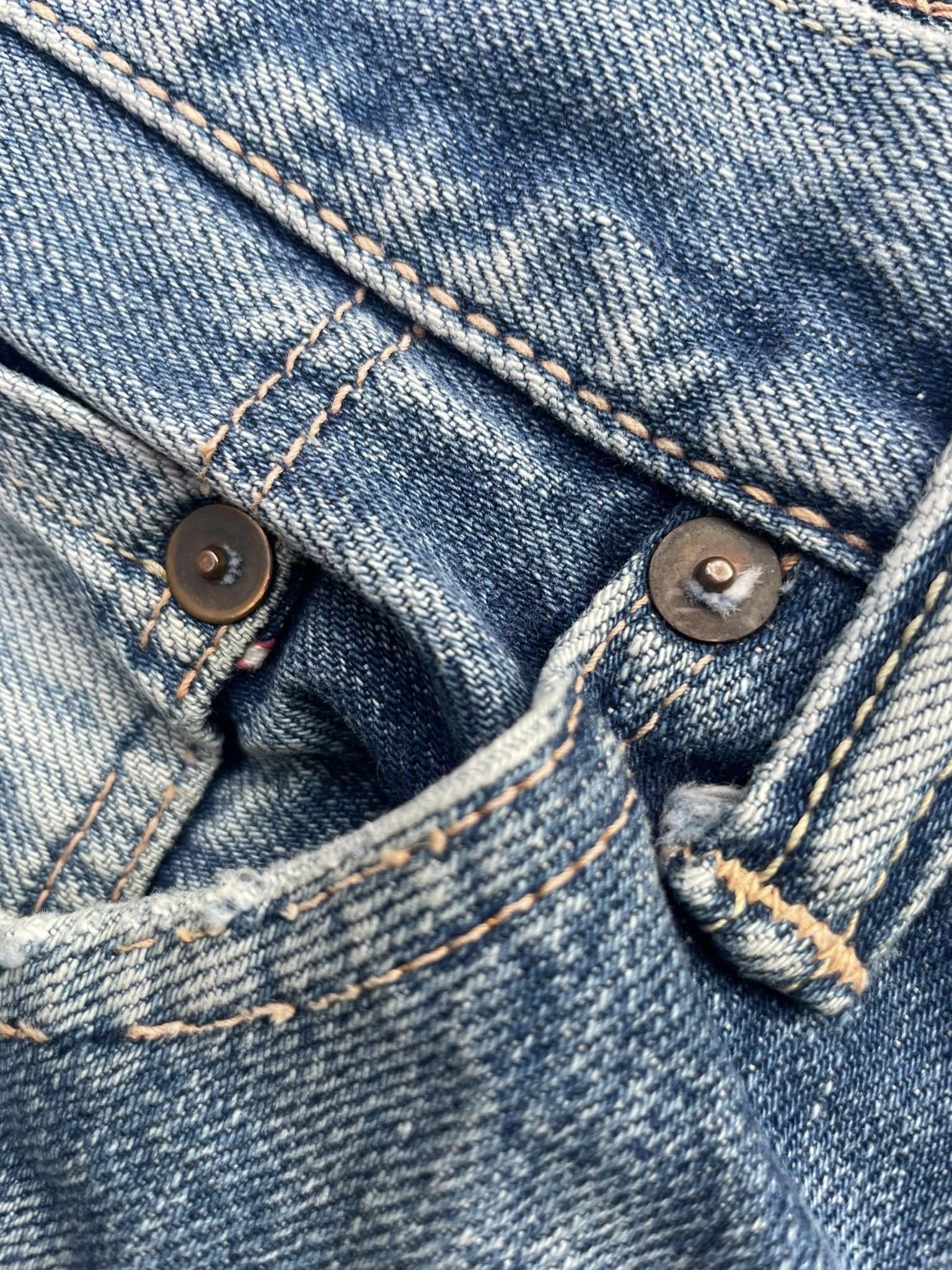 Momotaro Japan Blue Faded Selvedge Denim