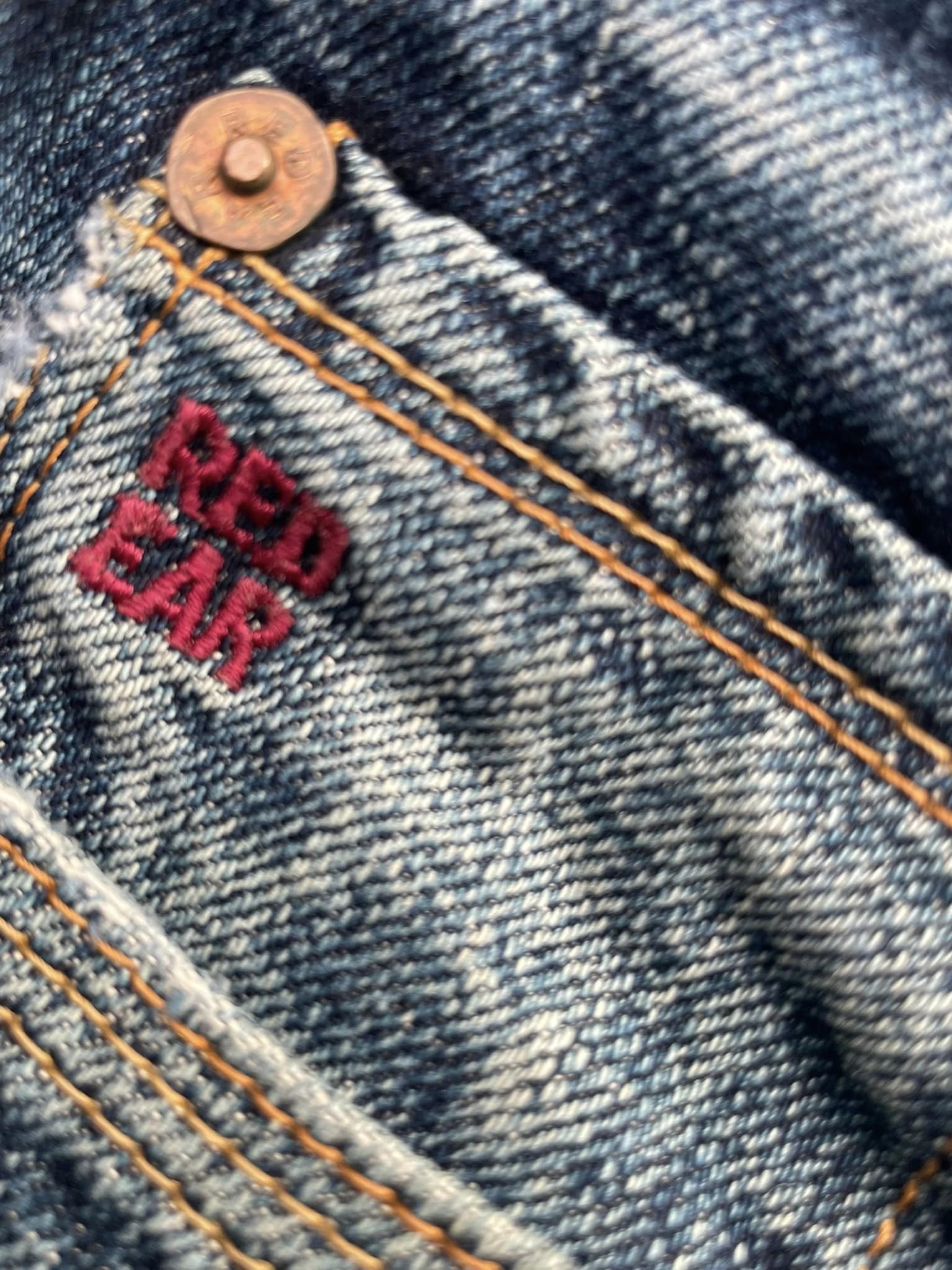 Paul Smith Red Ear Faded Distressed Denim