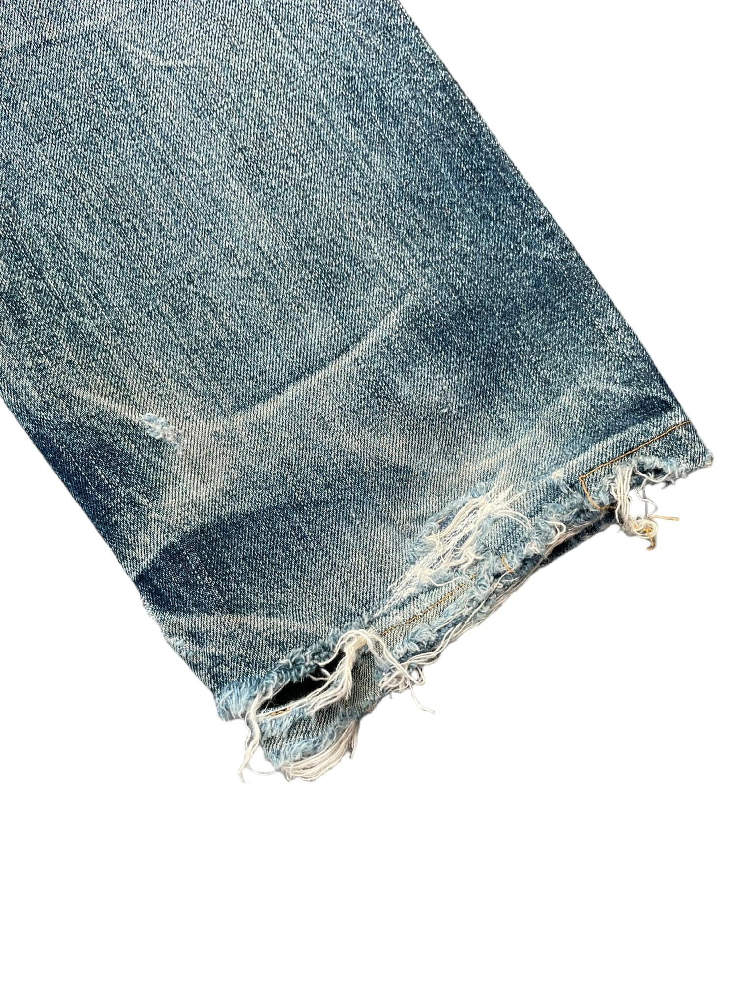 Paul Smith Red Ear Faded Distressed Denim
