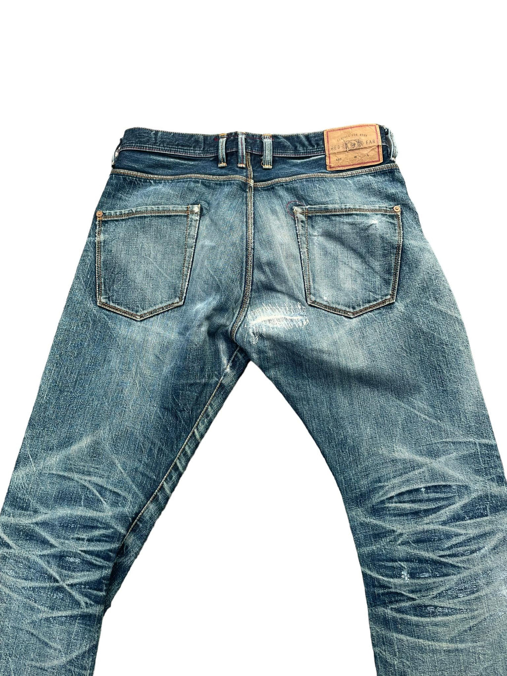 Paul Smith Red Ear Faded Distressed Denim