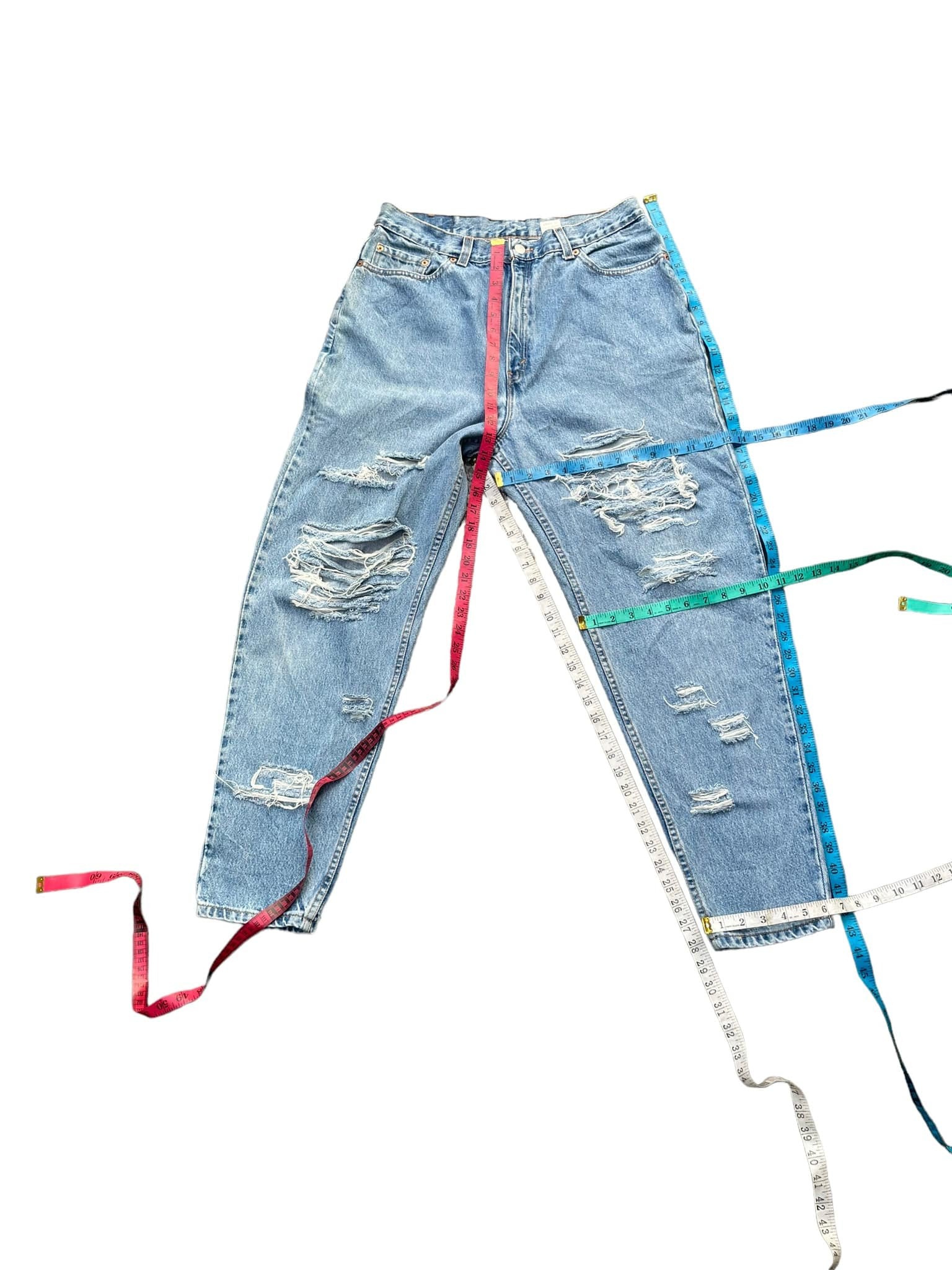 Vintage Levis 550 Distressed Denim