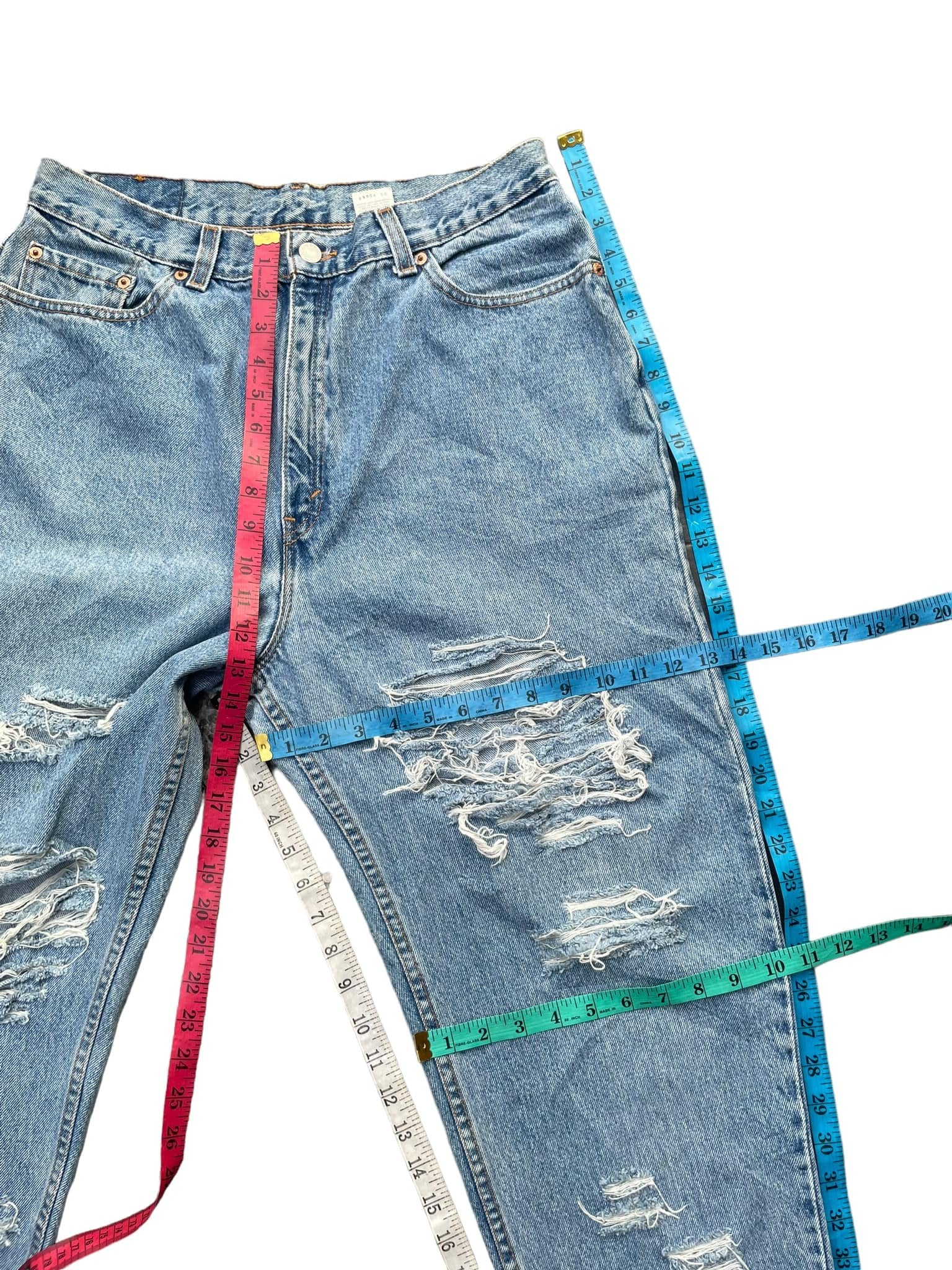 Vintage Levis 550 Distressed Denim