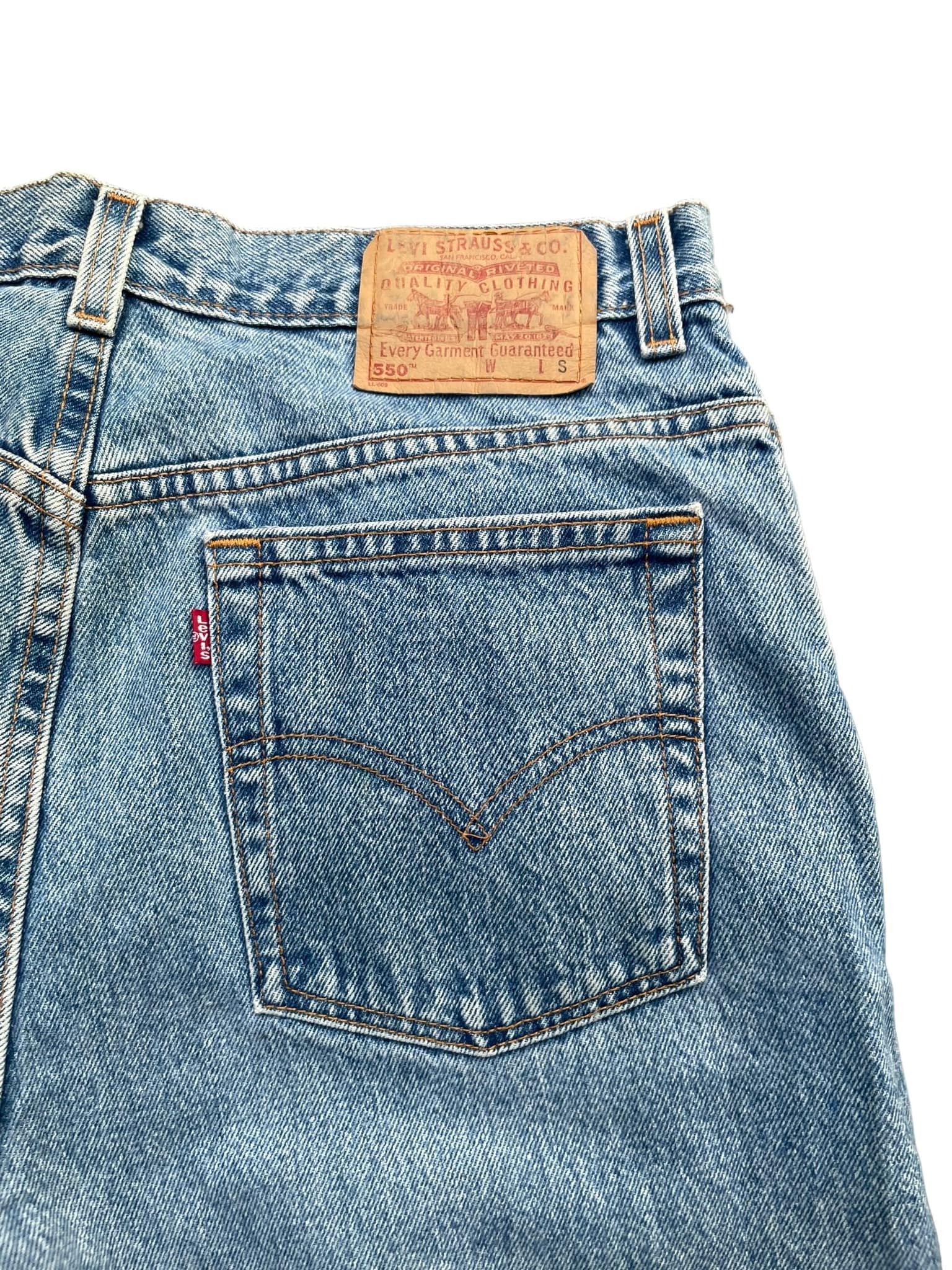 Vintage Levis 550 Distressed Denim