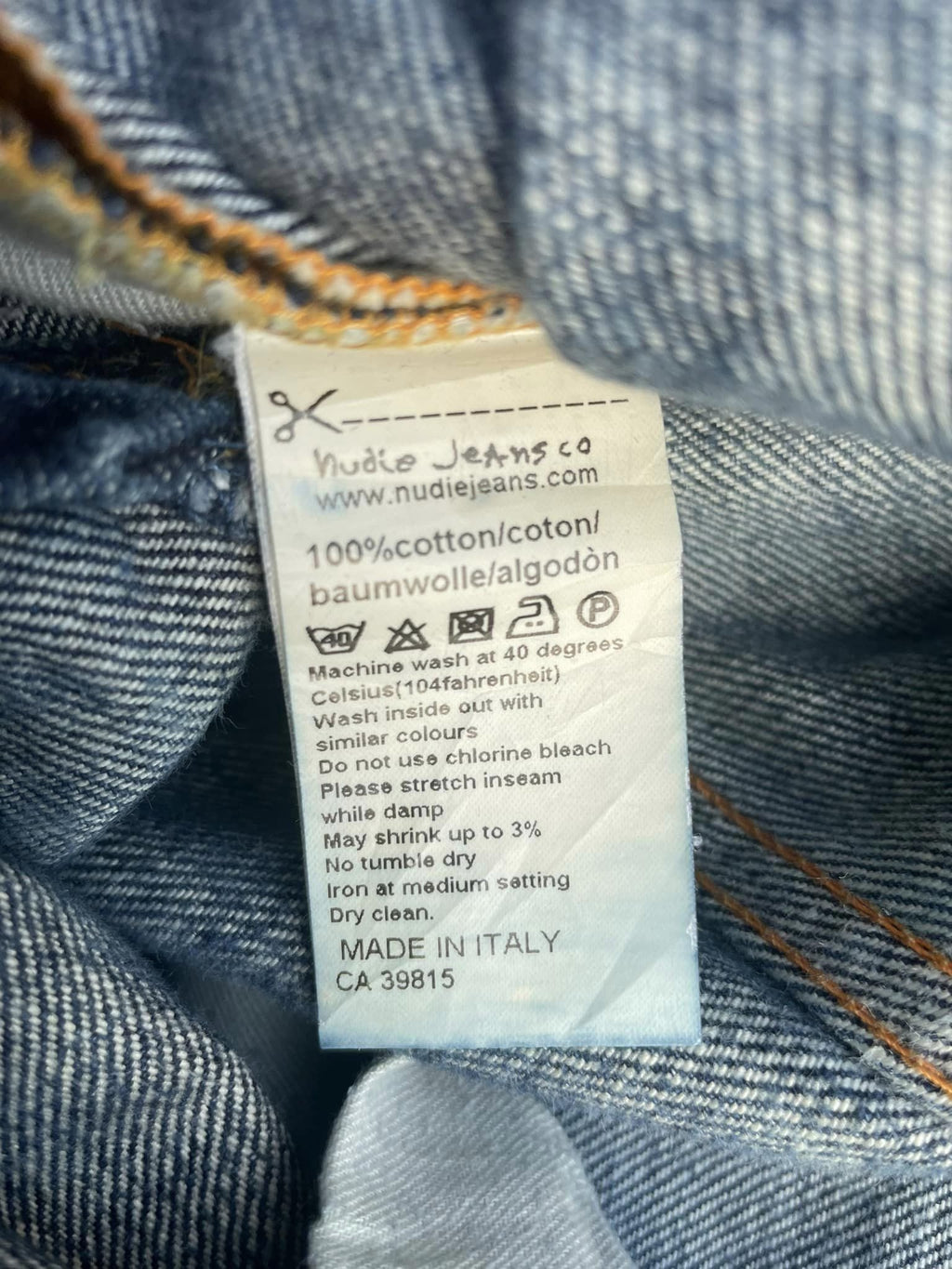 Vintage Nudie Even Steven Denim
