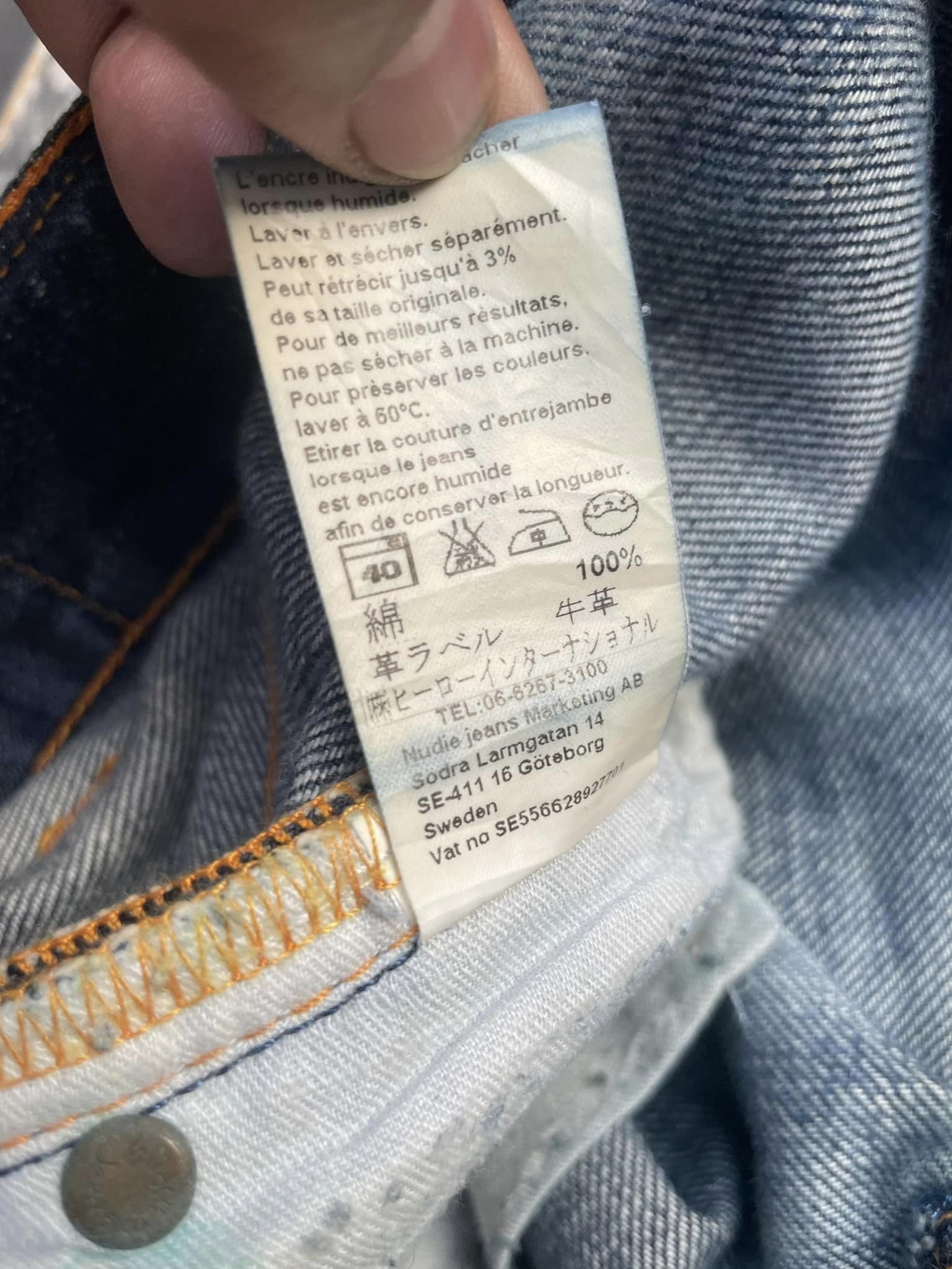 Vintage Nudie Even Steven Denim