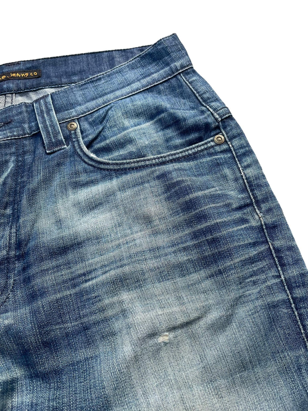 Nudie Thin Finn Faded Wash Denim