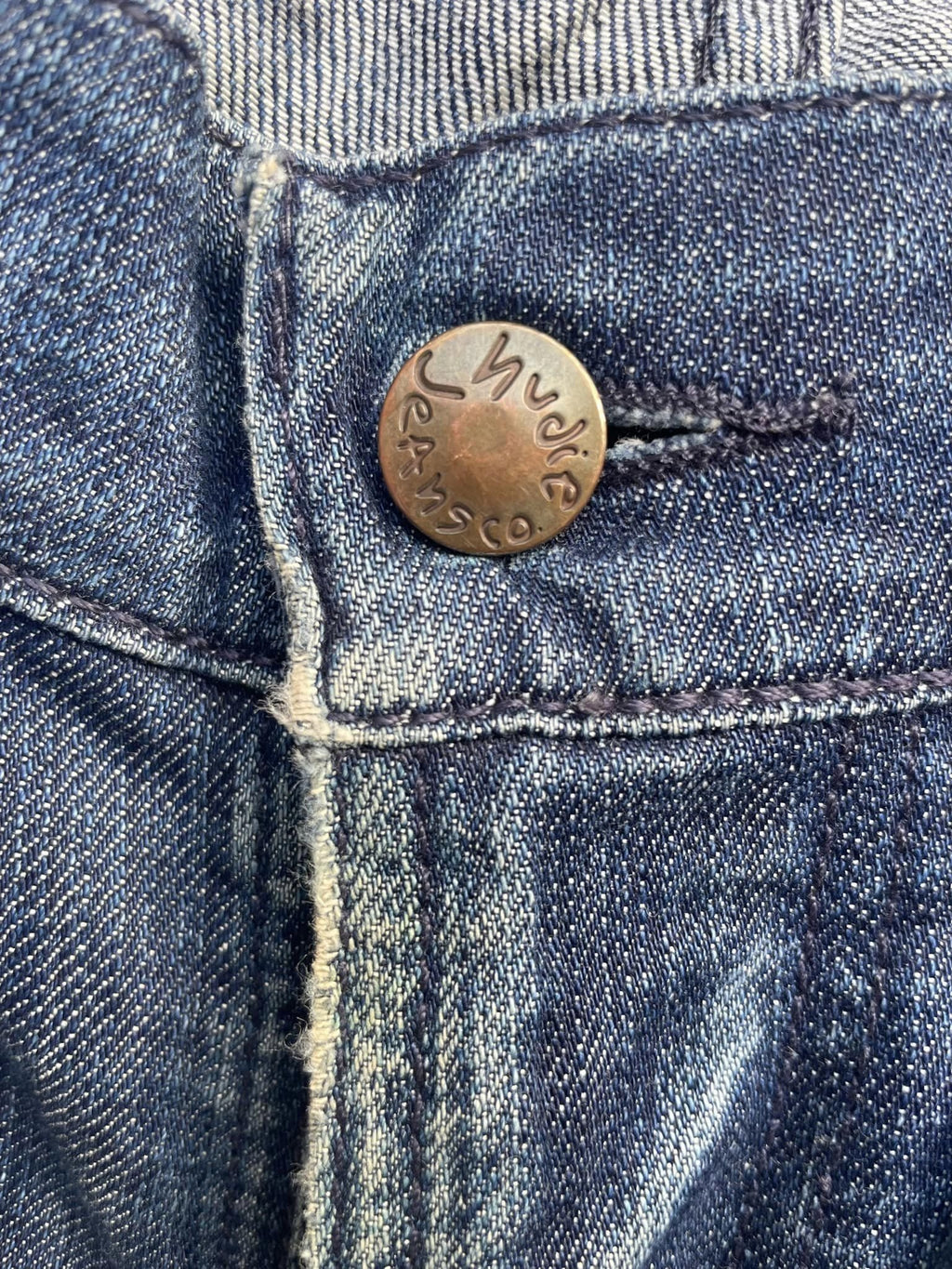 Nudie Thin Finn Faded Wash Denim