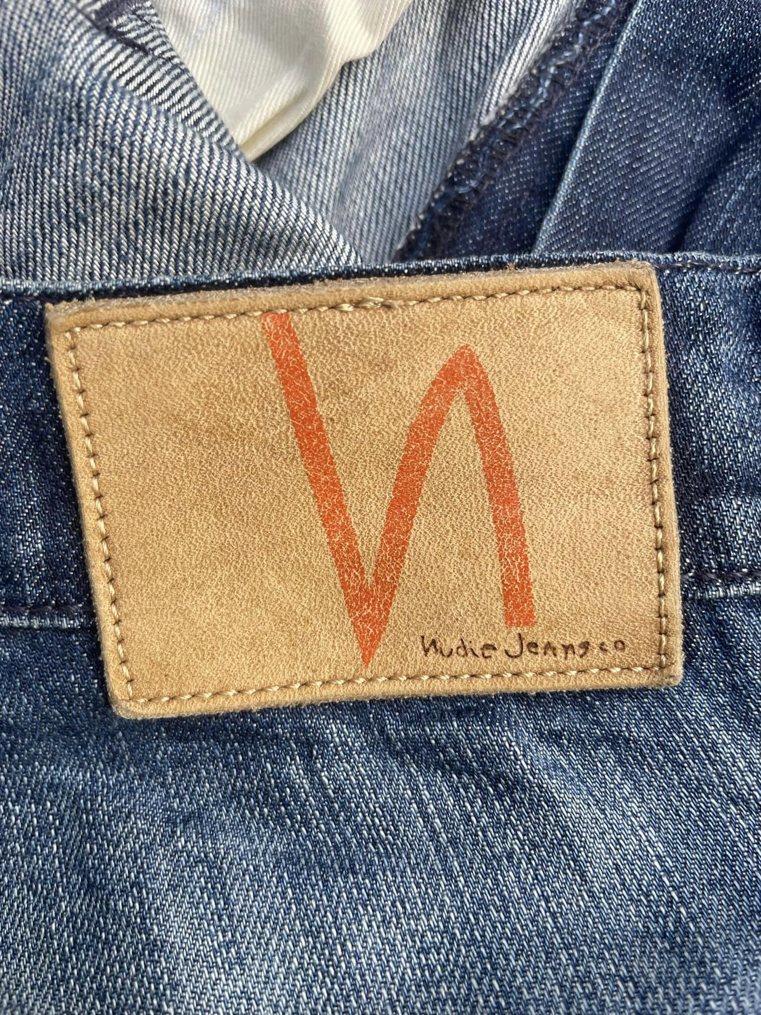 Nudie Thin Finn Faded Wash Denim