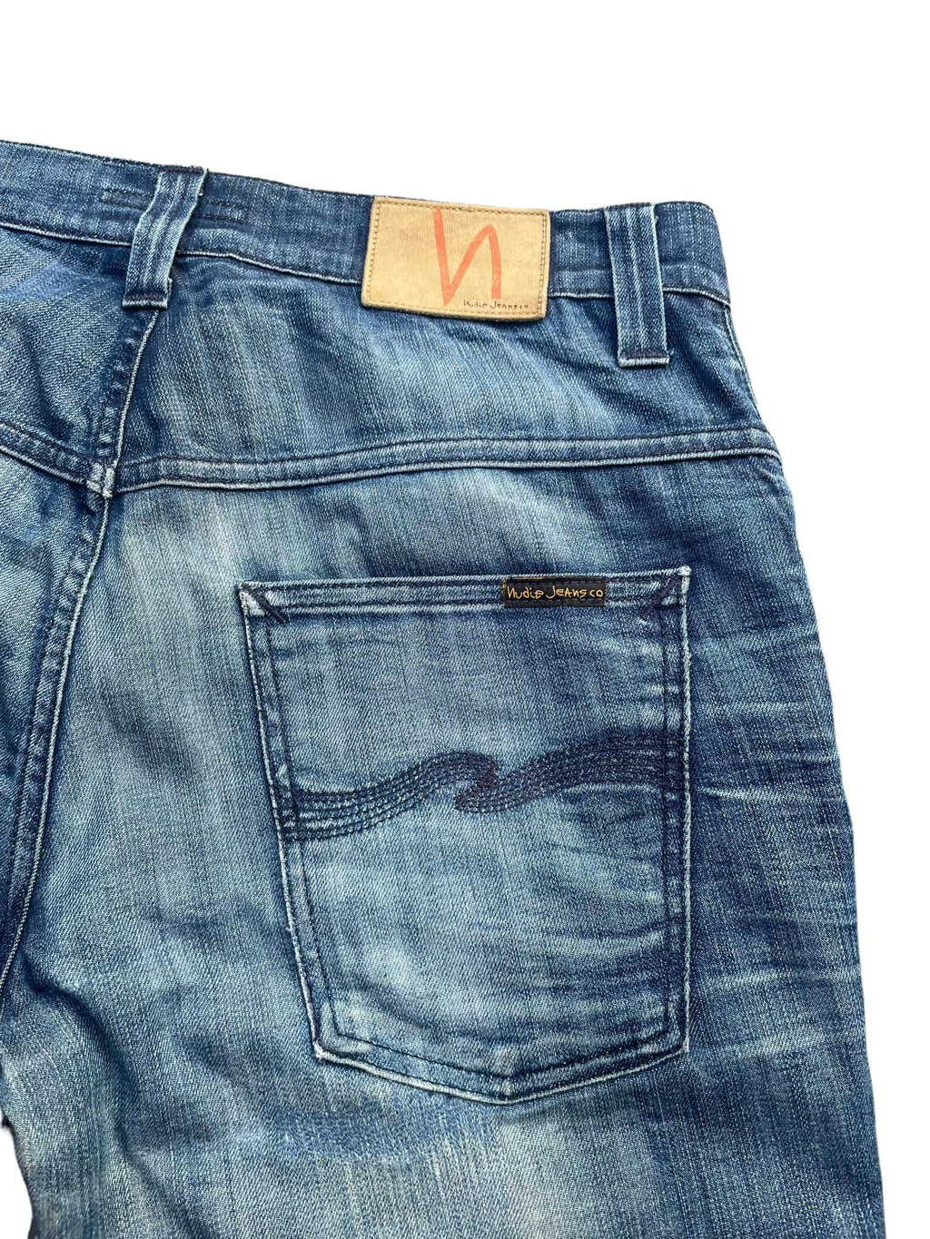 Nudie Thin Finn Faded Wash Denim