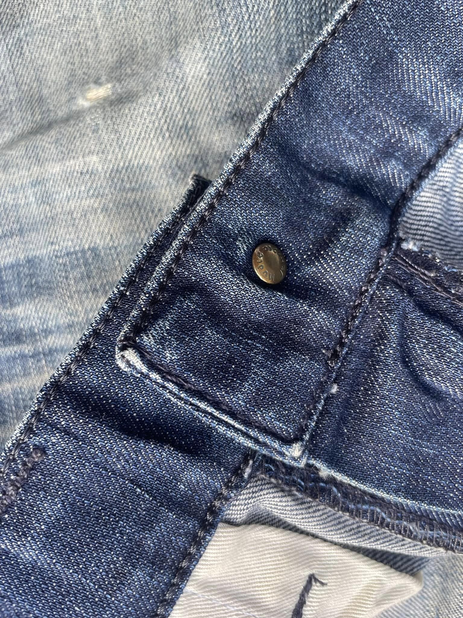 Nudie Thin Finn Faded Wash Denim