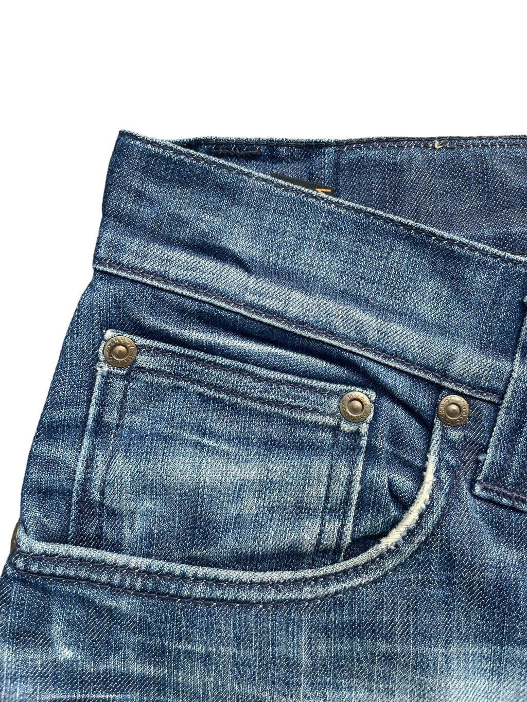 Nudie Thin Finn Faded Wash Denim