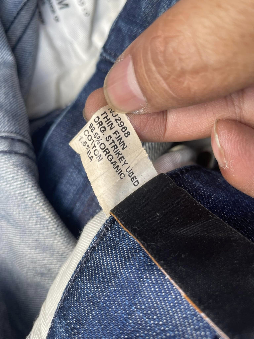 Nudie Thin Finn Faded Wash Denim