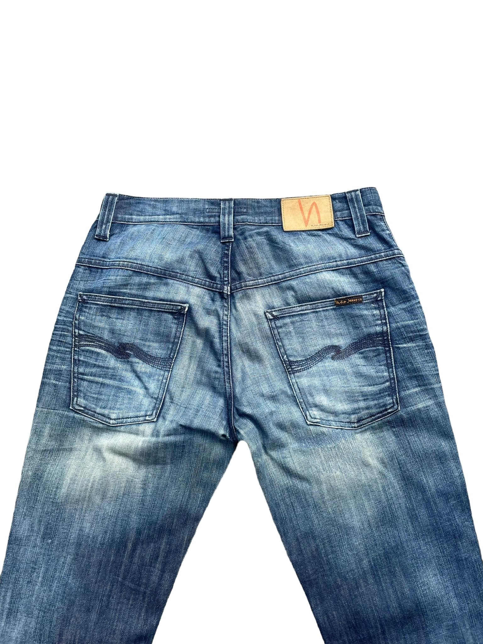Nudie Thin Finn Faded Wash Denim