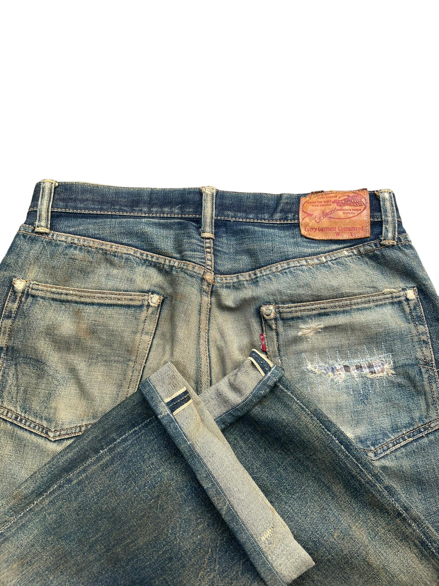 Vintage Gleem Selvedge Distressed Denim