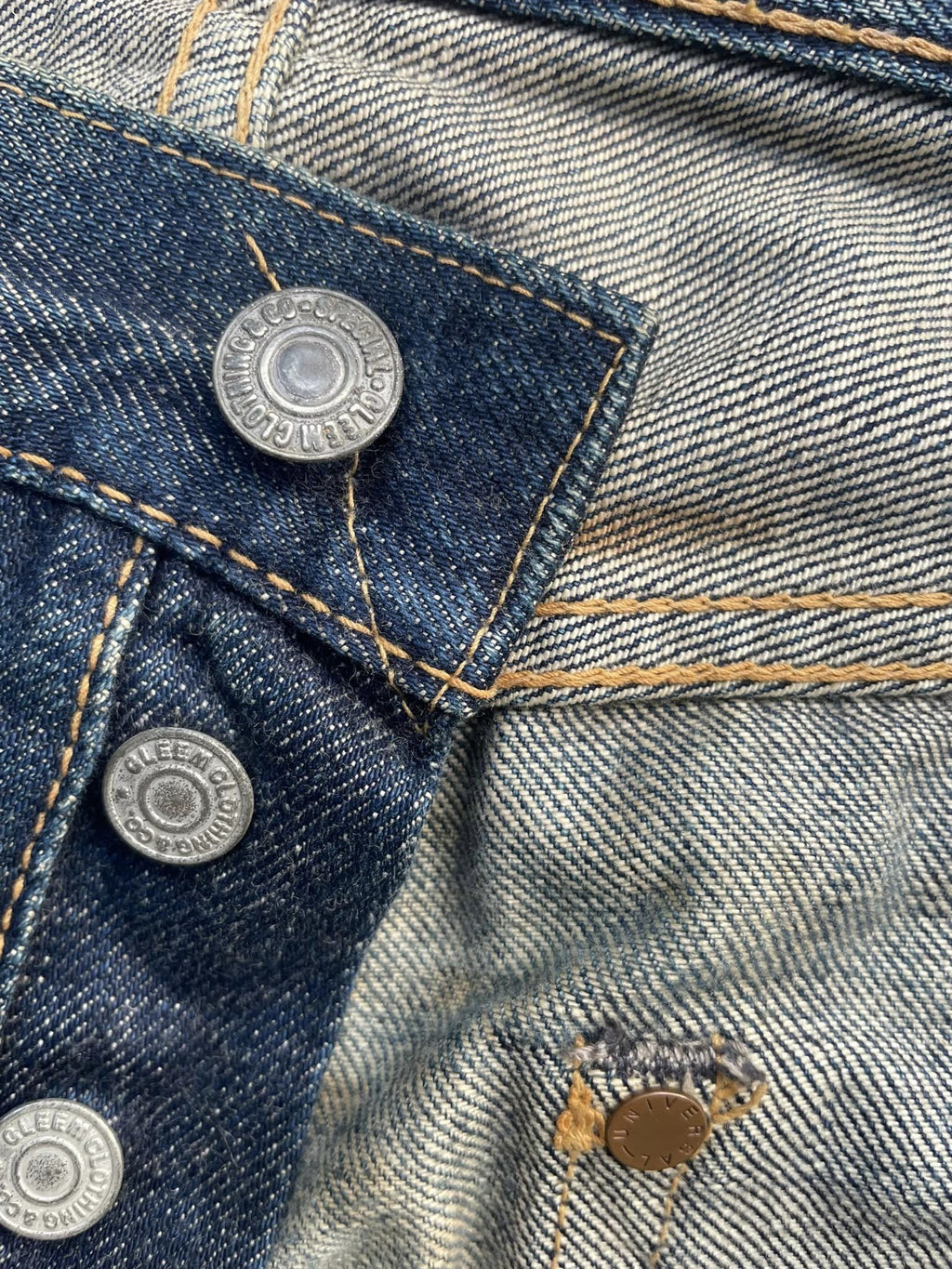 Vintage Gleem Selvedge Distressed Denim