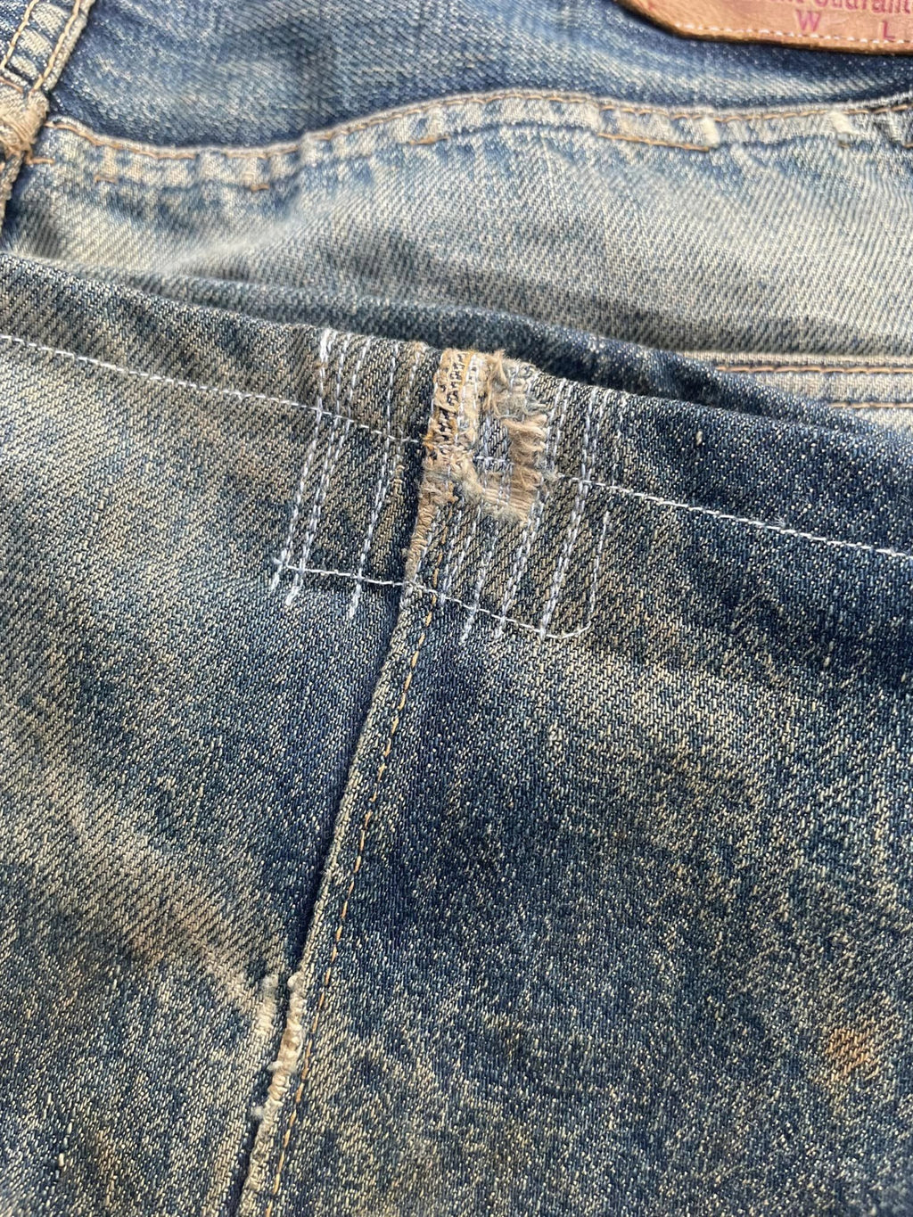 Vintage Gleem Selvedge Distressed Denim