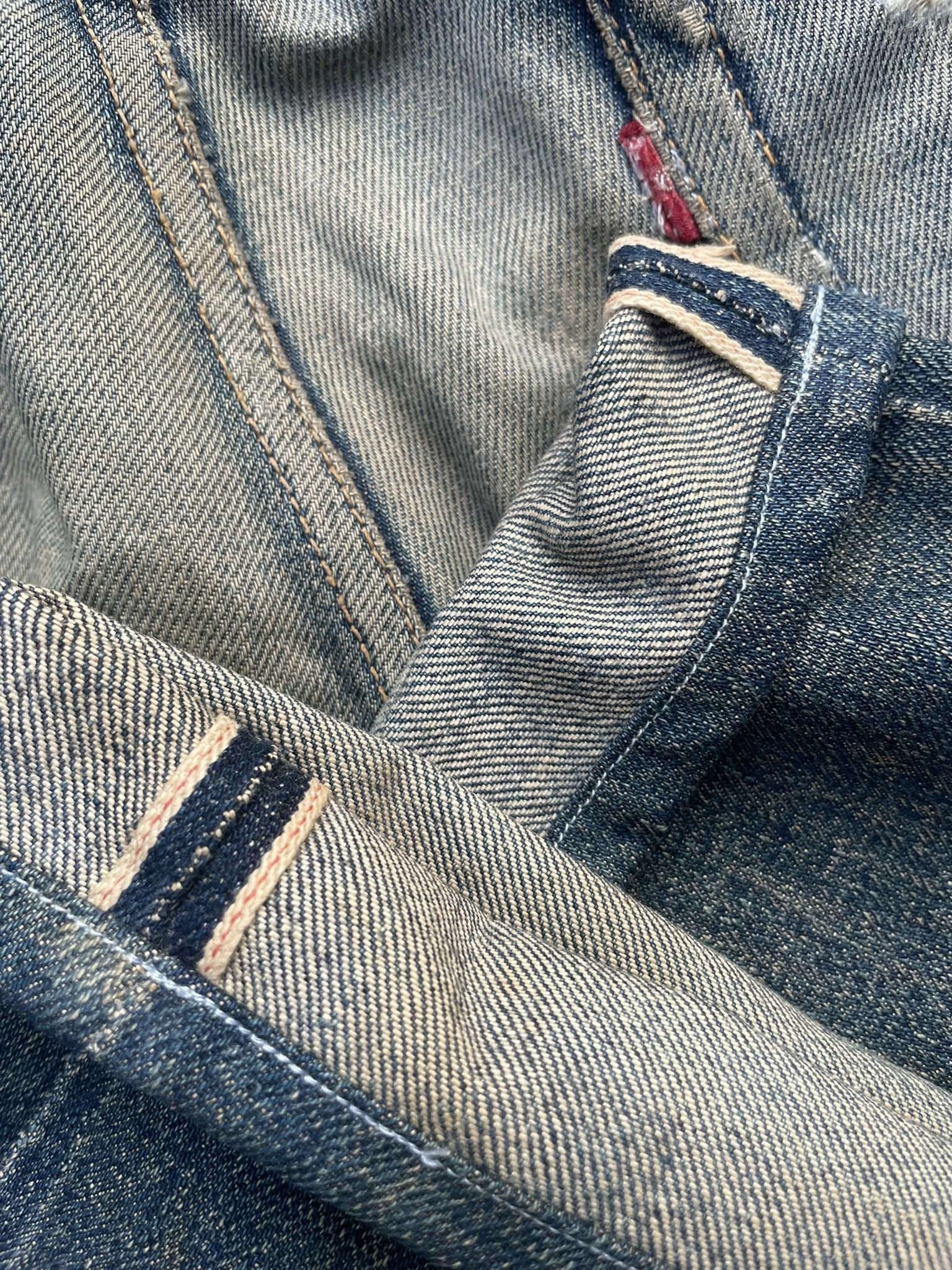Vintage Gleem Selvedge Distressed Denim